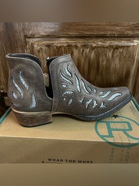 Roper Women’s Ava Glitz Glitter Western Bootie 8.5